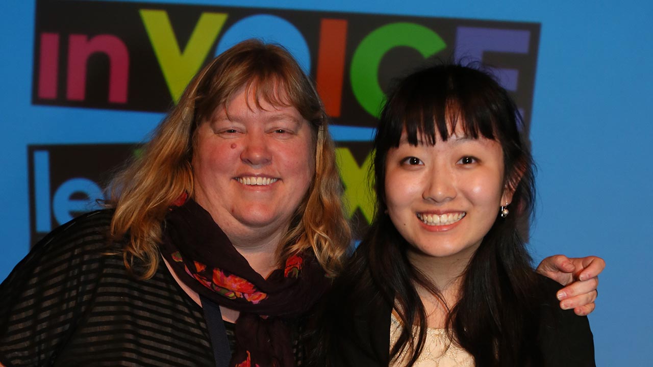 Julia MacRae et Vicky Yi Qing Liu de Fraser Heights Secondary School, (Surrey, C.-B.)..